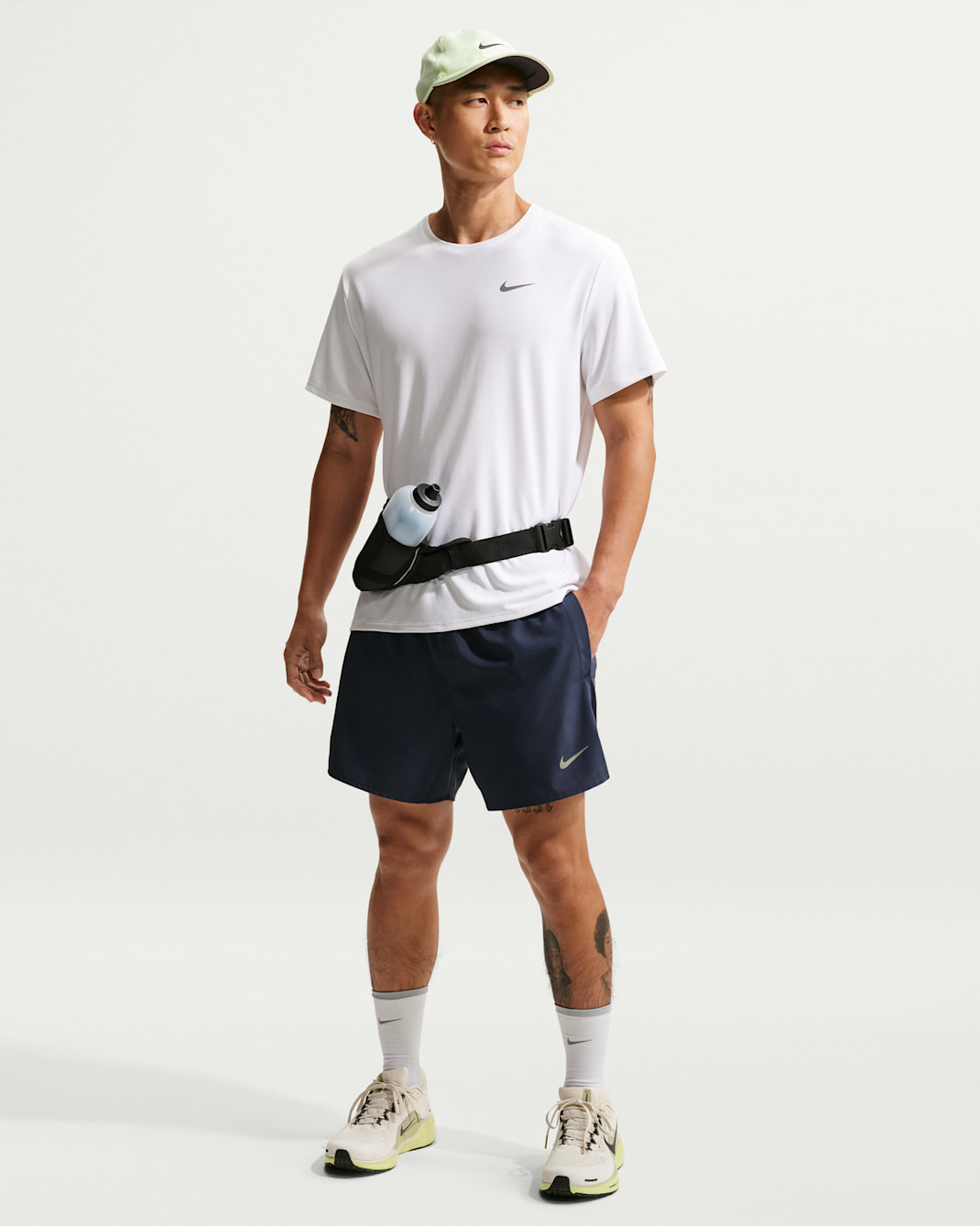 Nike Challenger Men's Dri-FIT 13cm (approx.) Brief-lined Running Shorts - Midnight Navy/Midnight Navy/Black