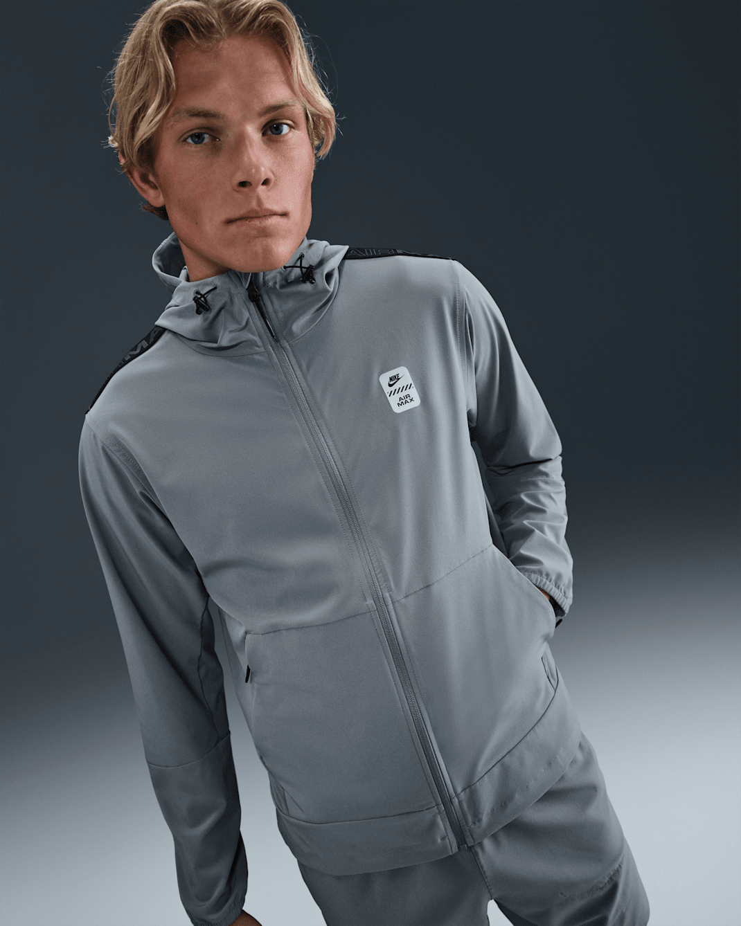 Nike Air Max Men's Woven Jacket - Cool Grey