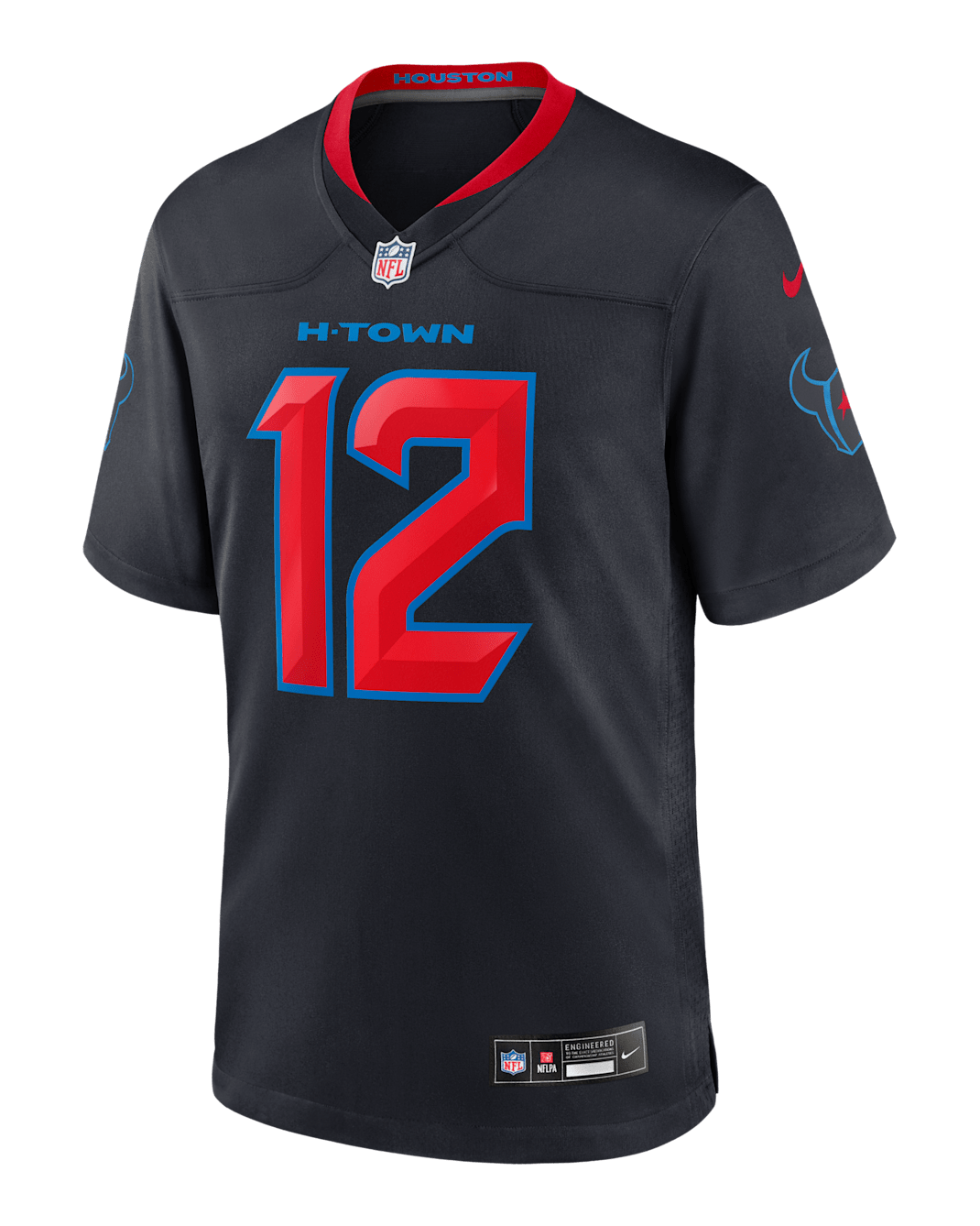 Nico Collins Houston Texans Men's Nike NFL Game Football Jersey - Navy