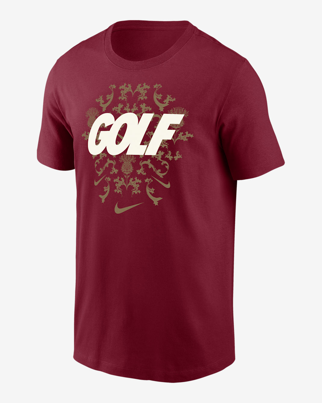 Playera de golf Nike Dri-FIT para hombre - Carmesí team