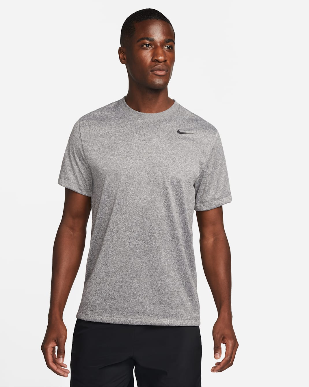 Nike Dri-FIT Legend Men's Fitness T-Shirt - Midnight Fog/Pure/Heather/Black