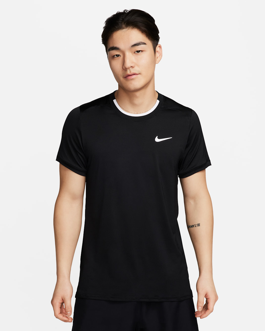 NikeCourt Advantage Men's Top - Black/White