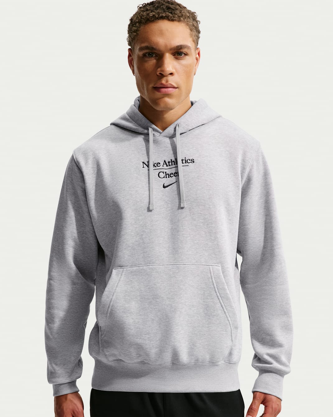 Nike Men's Cheer Pullover Hoodie - Dark Grey Heather