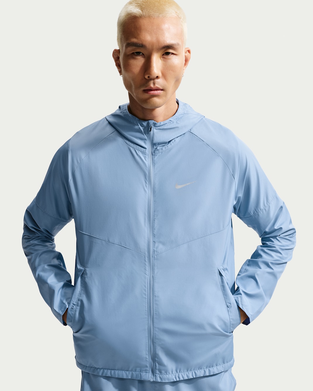 Casaco de running Repel Nike Miler para homem - Azul Work/Azul Work
