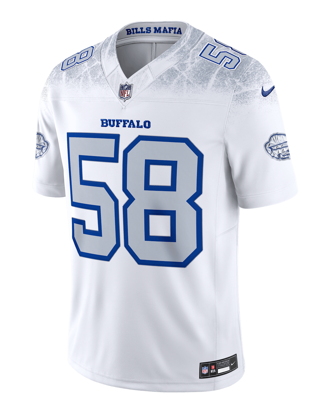Matt Milano Buffalo Bills Rivalries Collection Men's Nike Dri-FIT NFL Limited Jersey - White