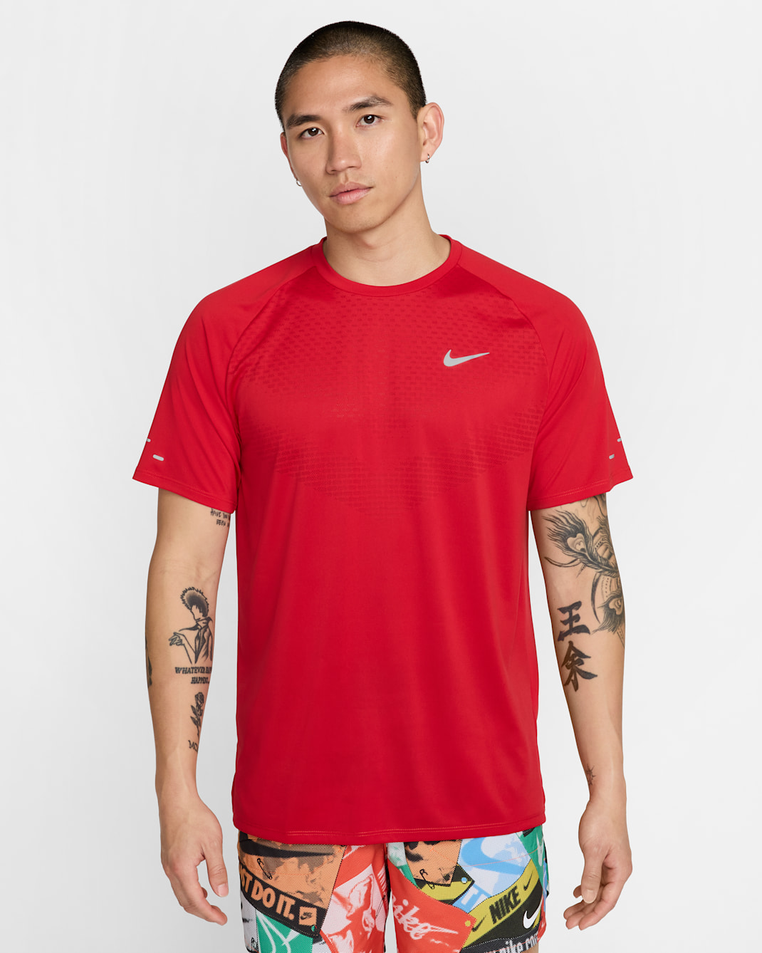 Nike Stride Men's Dri-FIT ADV Short-Sleeve Running Top - University Red