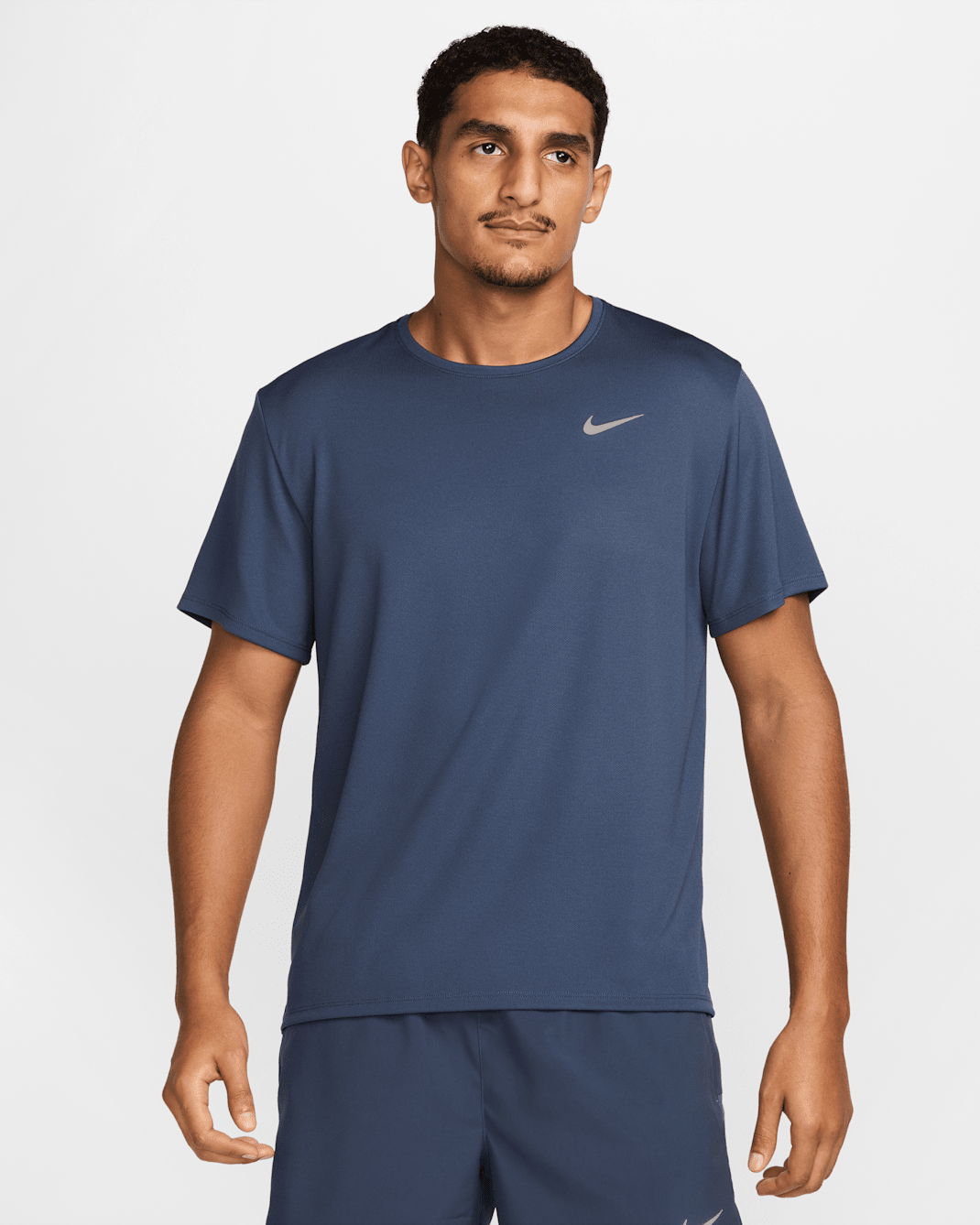 Nike Miler Men's Dri-FIT UV Short-Sleeve Running Top - Thunder Blue