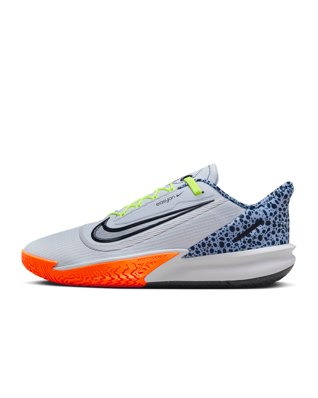 รองเท้าบาสเก็ตบอลผู้ชาย Nike Precision 7 EasyOn Electric - Football Grey/หลายสี/หลายสี/หลายสี