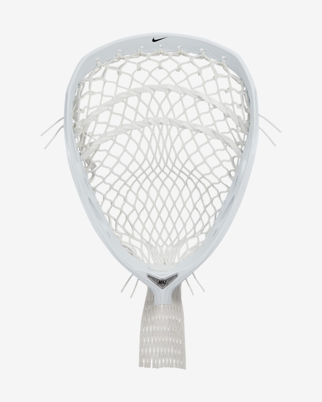 Nike Prime Elite Men's Strung Goalie Lacrosse Head - White