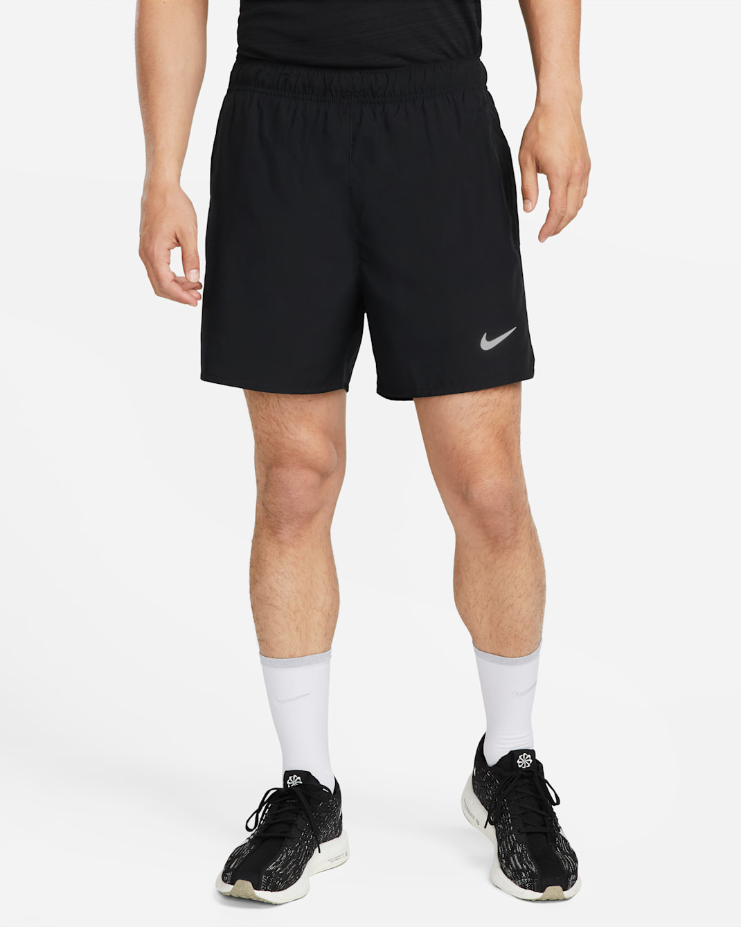 Nike Dri-FIT Challenger Men's 13cm (approx.) Brief-Lined Versatile Shorts - Black/Black/Black