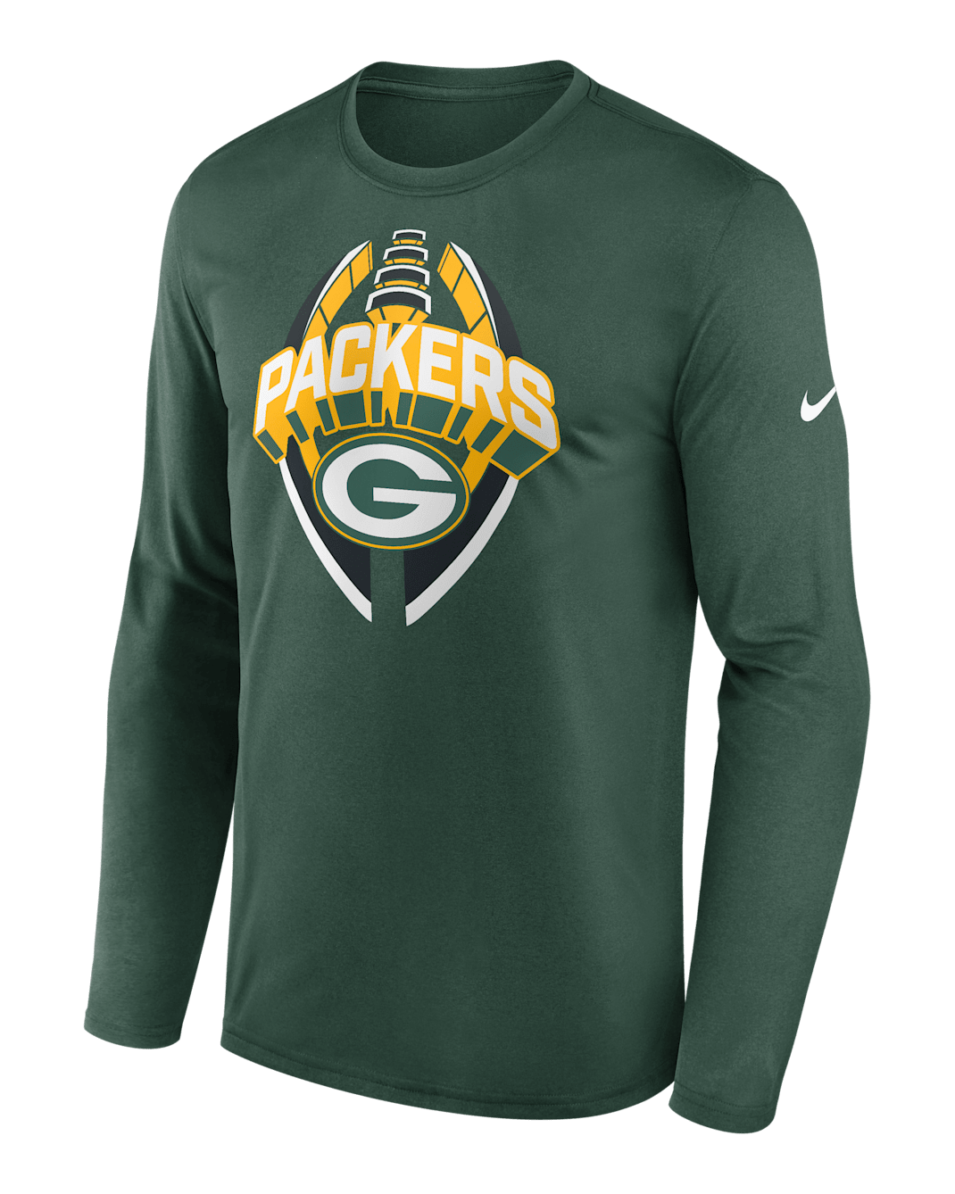 Green Bay Packers Legend Icon Men's Nike Dri-FIT NFL Long-Sleeve T-Shirt - Green
