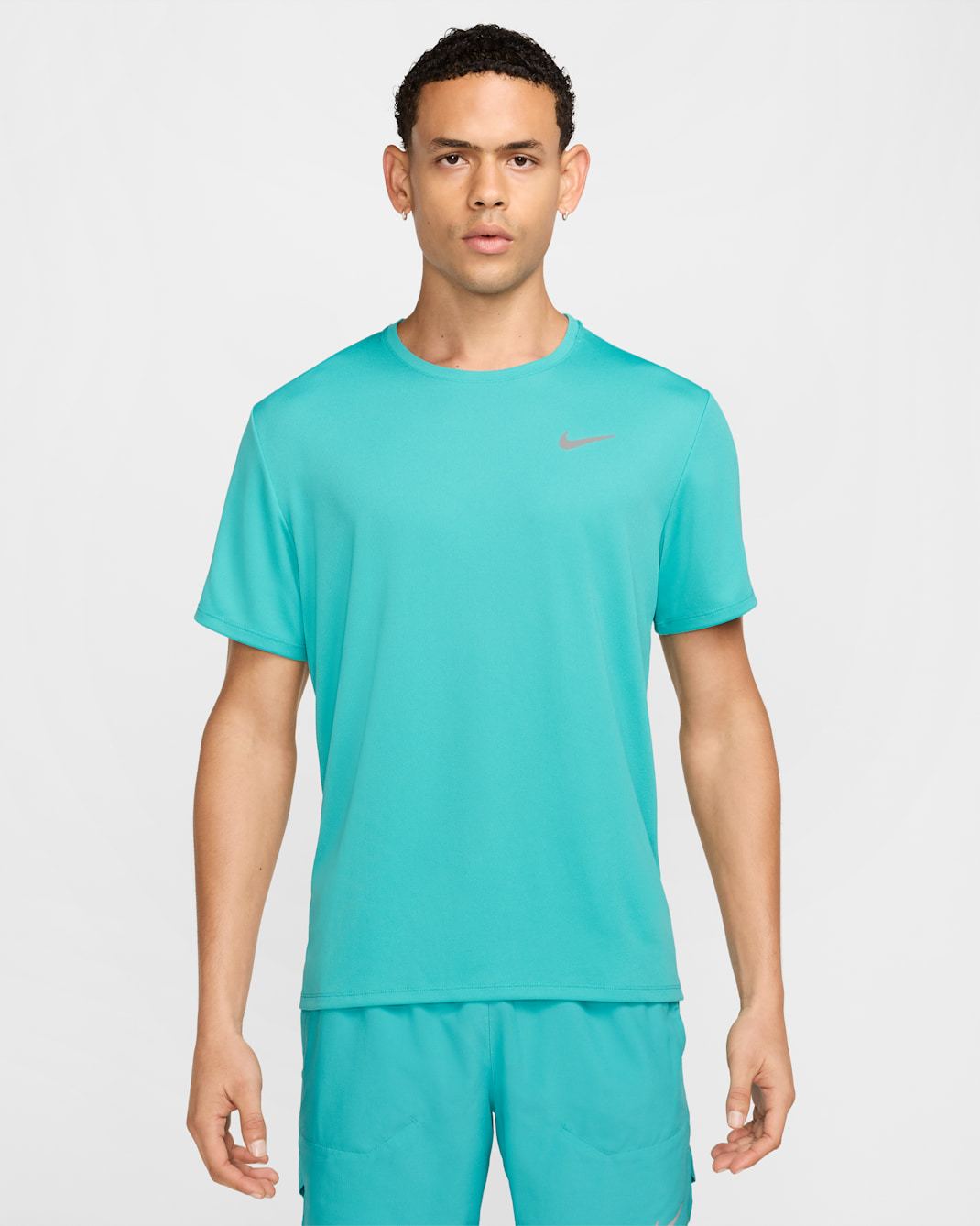 Nike Miler Men's Dri-FIT UV Short-Sleeve Running Top - Dusty Cactus