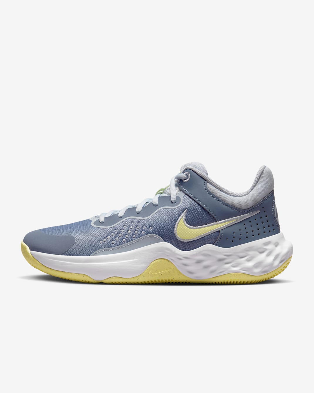 รองเท้าบาสเก็ตบอล Nike Fly.By Mid 3 - Ashen Slate/Football Grey/ขาว/Citron Tint