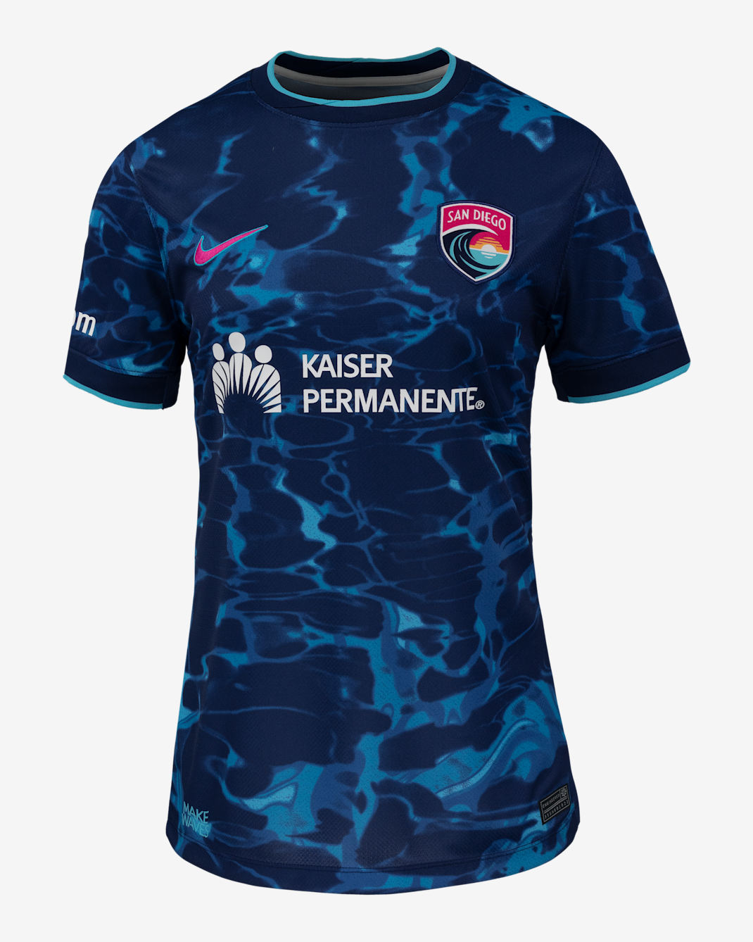 San Diego Wave FC 2025 Stadium Away Women's Nike Dri-FIT NWSL Replica Jersey - Blue Jay/Blue Void