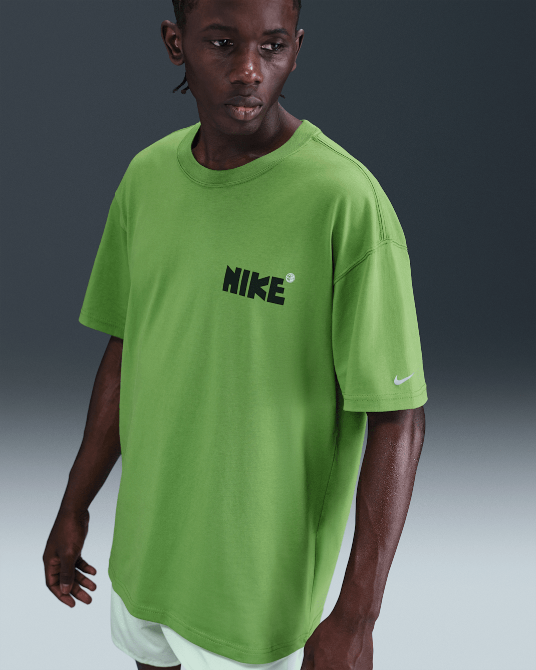 Nike Herren-Lauf-T-Shirt - Chlorophyll