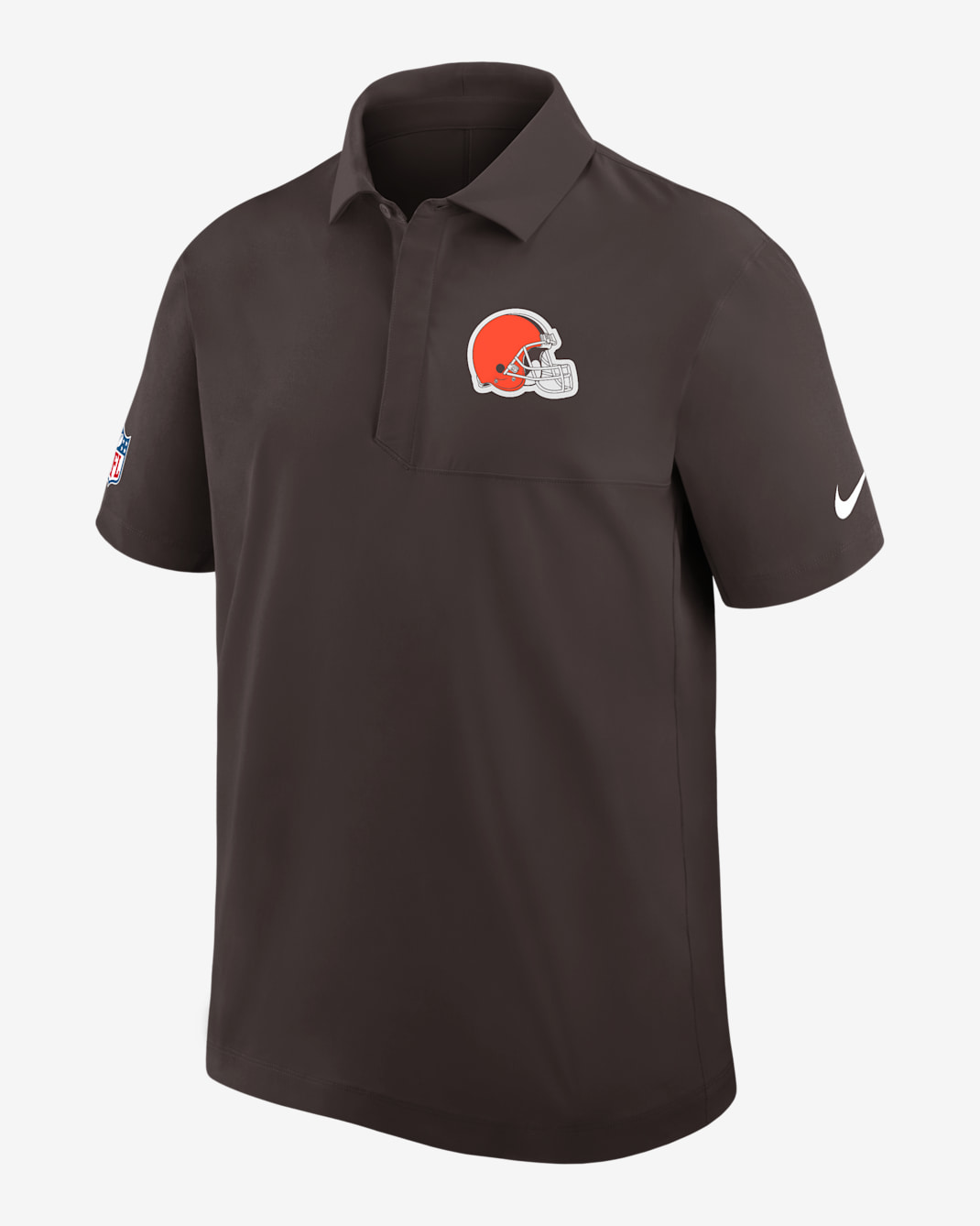 Cleveland Browns City Pride Sideline Men's Nike Dri-FIT NFL Polo - Brown
