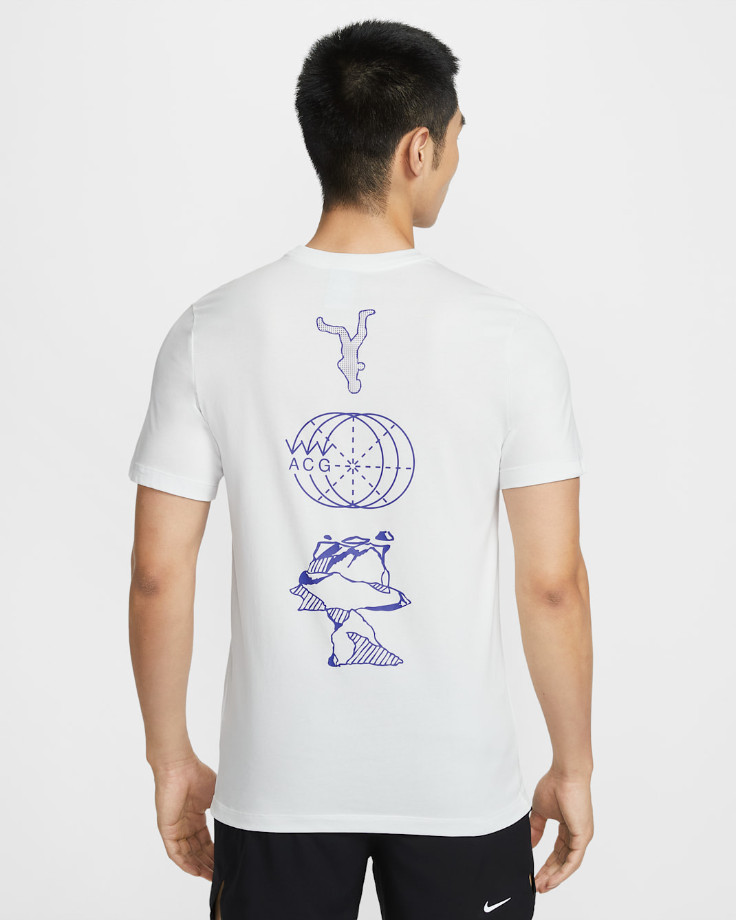 Nike ACG Men's Dri-FIT T-Shirt - Summit White/Persian Violet