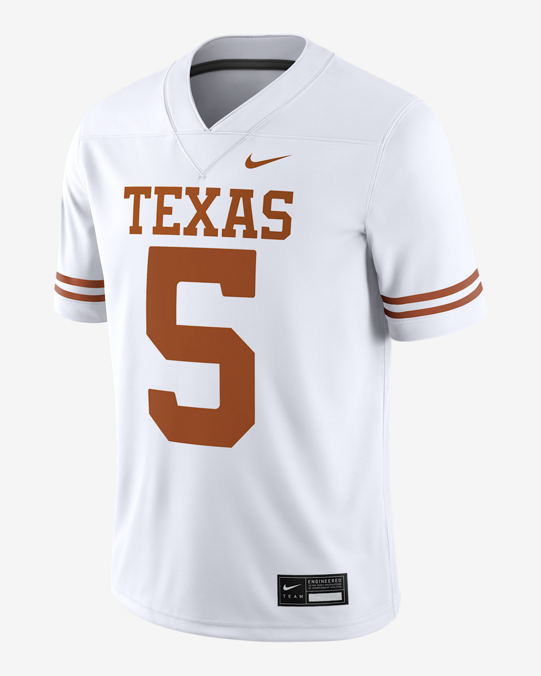 Quintrevion Winser Texas Men’s Nike Dri-FIT College Game Jersey - White