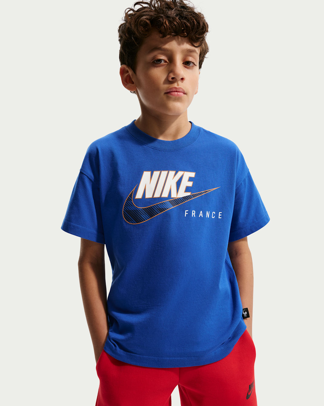 T-shirt Nike Football FFF pour ado - Game Royal