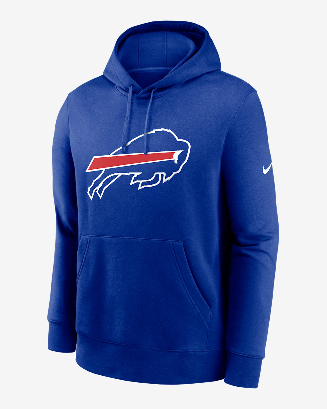 Sudadera con gorro sin cierre Nike de la NFL para hombre Buffalo Bills - Azul eléctrico