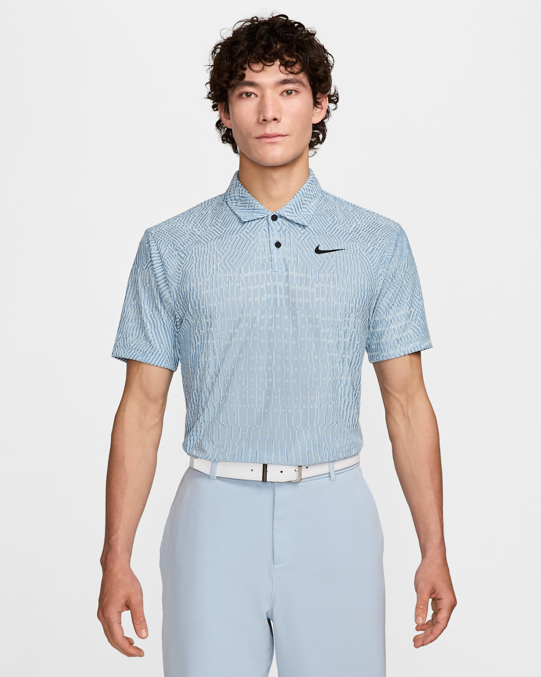 Nike Tour Men's Dri-FIT ADV Golf Polo - Glacier Blue/Aegean Storm/Black