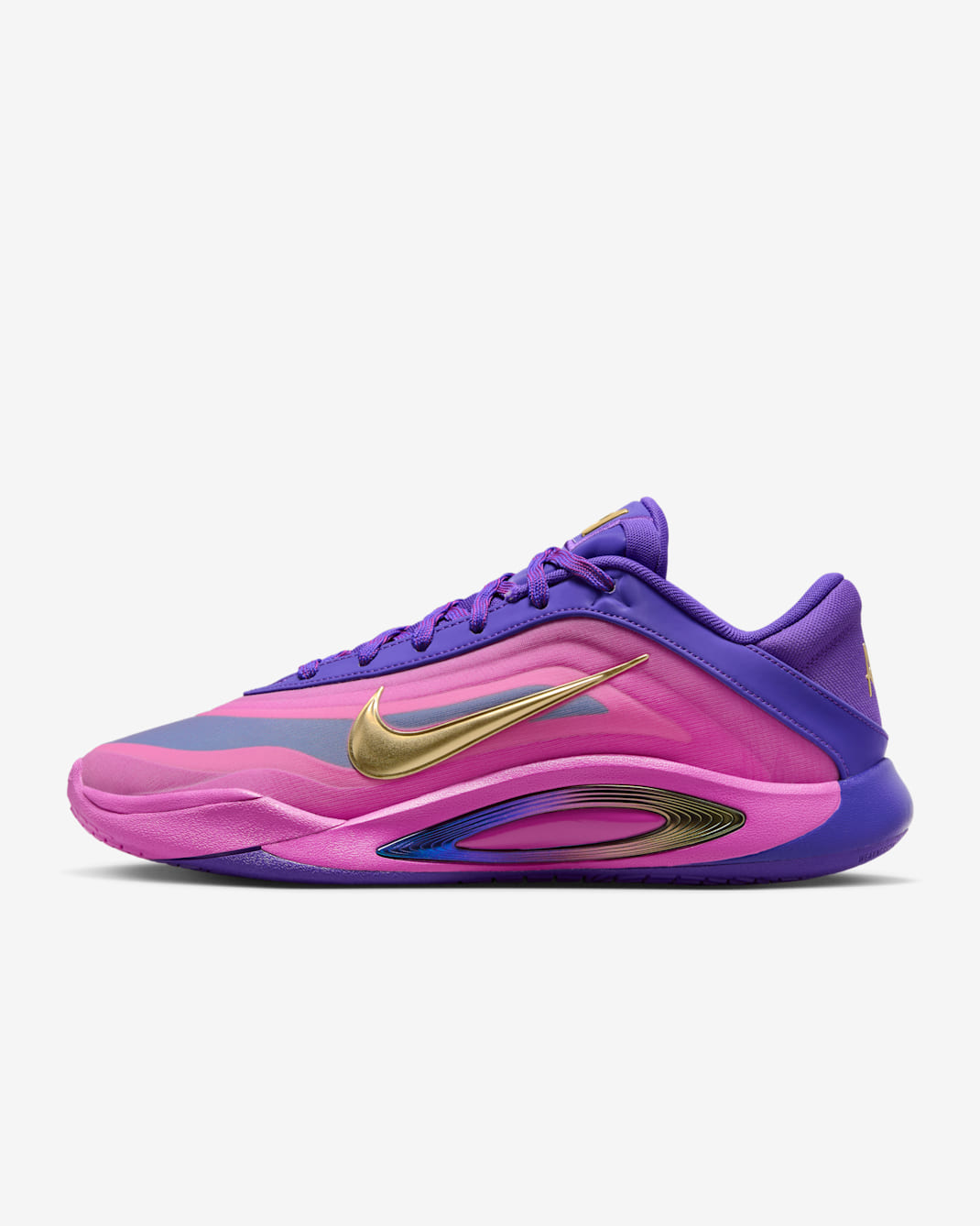 A'One "Unapologetic" A'ja Wilson Basketball Shoes - Fierce Purple/Hyper Violet/Hyper Magenta/Metallic Gold