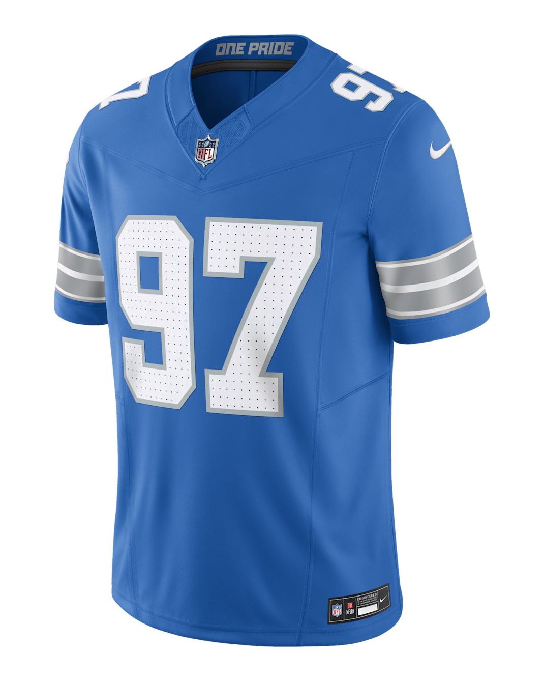 Aidan Hutchinson Detroit Lions Men's Nike Dri-FIT NFL Limited Football Jersey - Blue