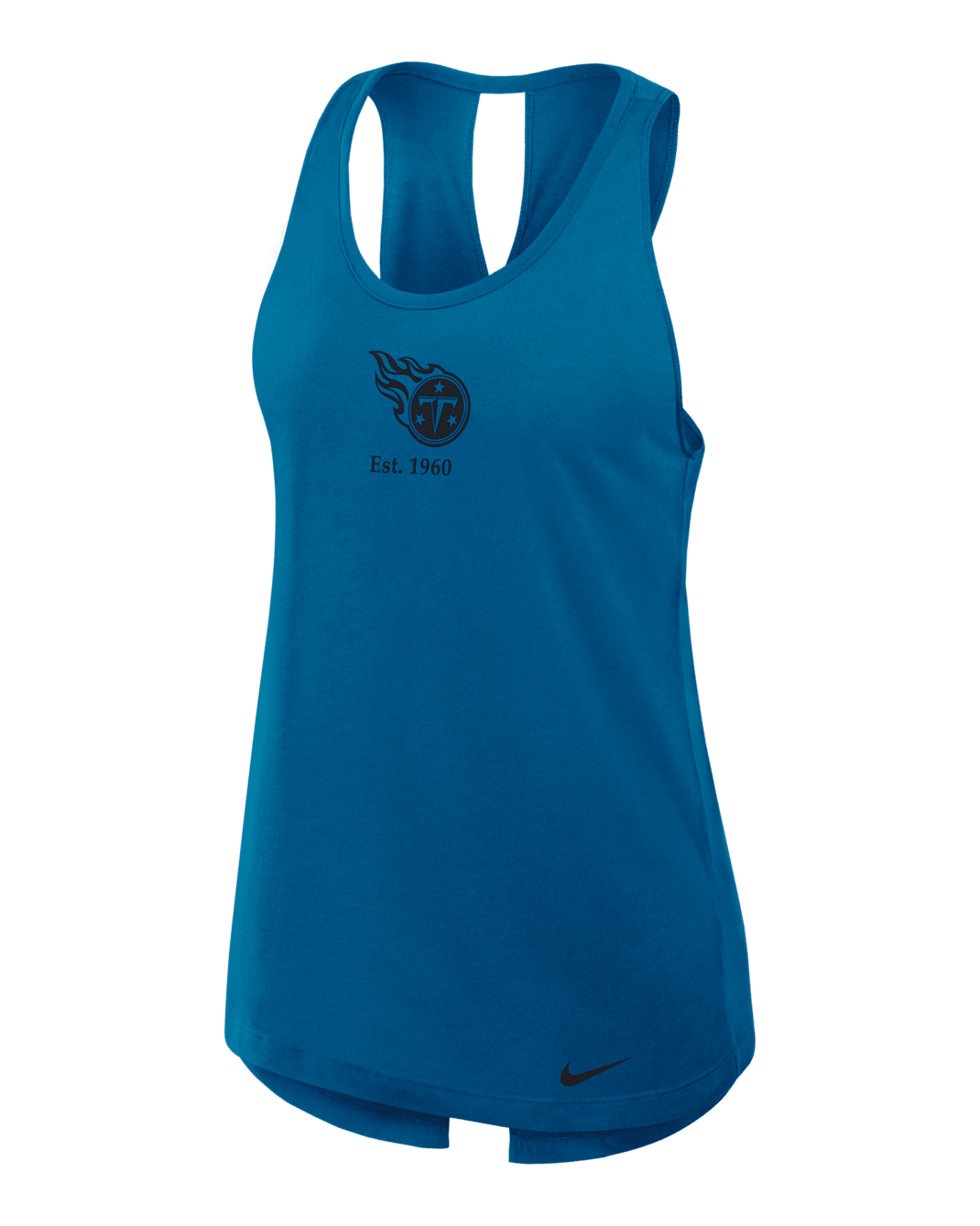 Tennessee Titans Established Women's Nike Dri-FIT NFL Tank Top - Navy