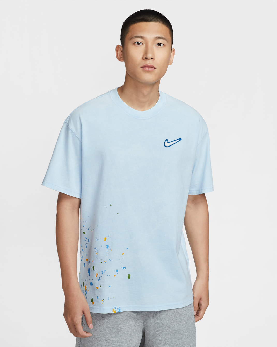 Nike Men's Max90 Basketball T-Shirt - Celestine Blue