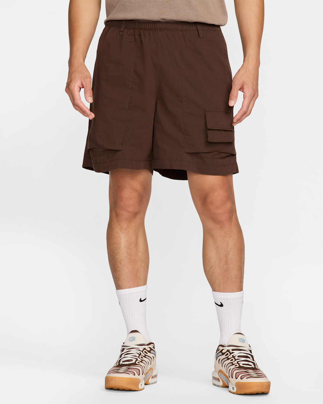 Nike Life Men's Camp Shorts - Baroque Brown/Baroque Brown