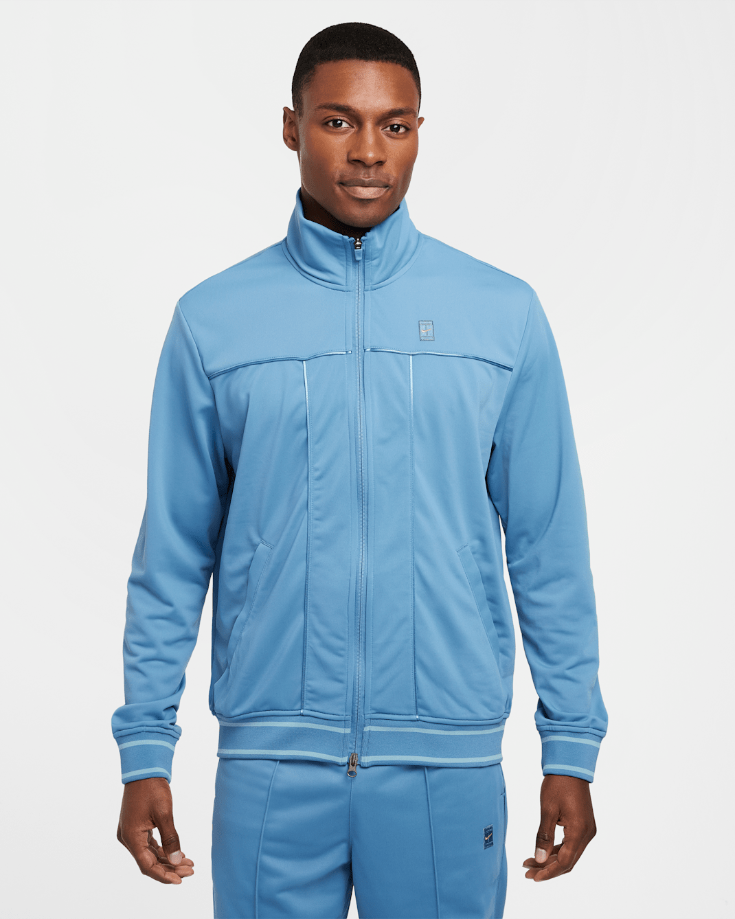 NikeCourt Men's Tennis Jacket - Aegean Storm/Denim Turquoise