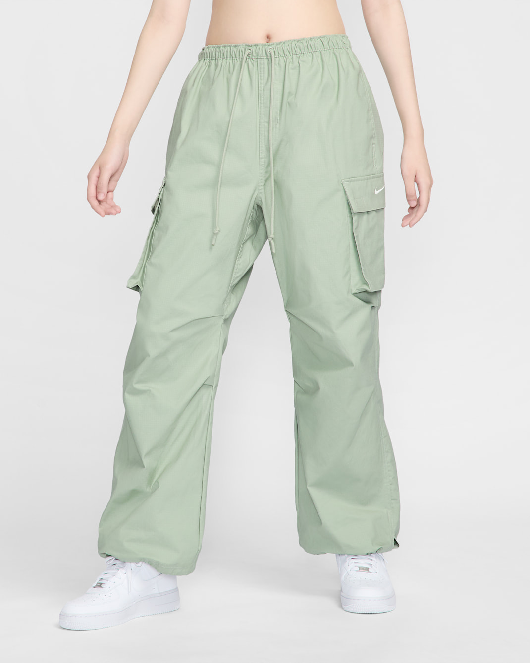 Nike Sportswear Women's Mid-Rise Cargo Trousers - Jade Horizon/Sail