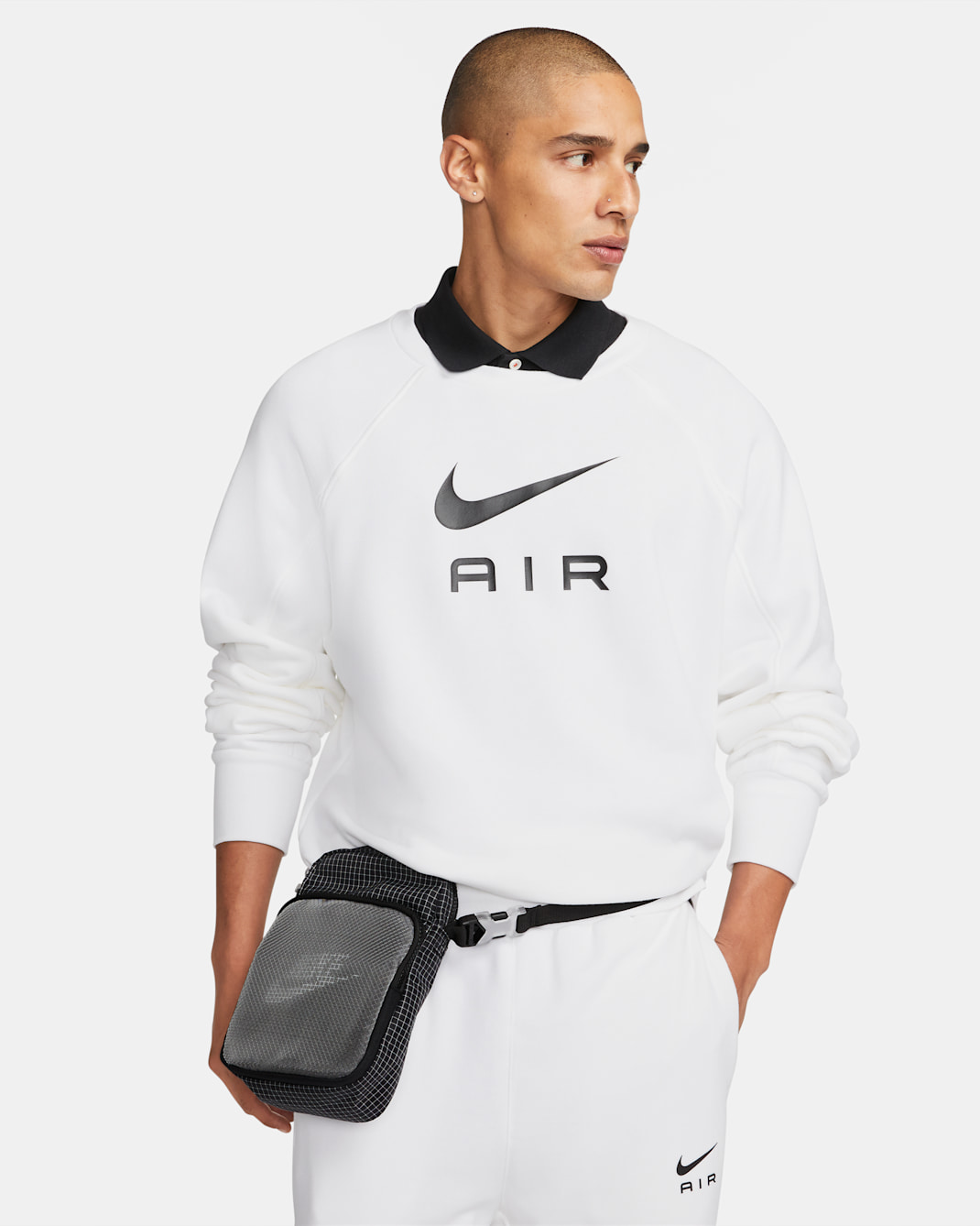 Nike Heritage 2.0 隨身小包 (3 公升) - 黑色/Anthracite/白色