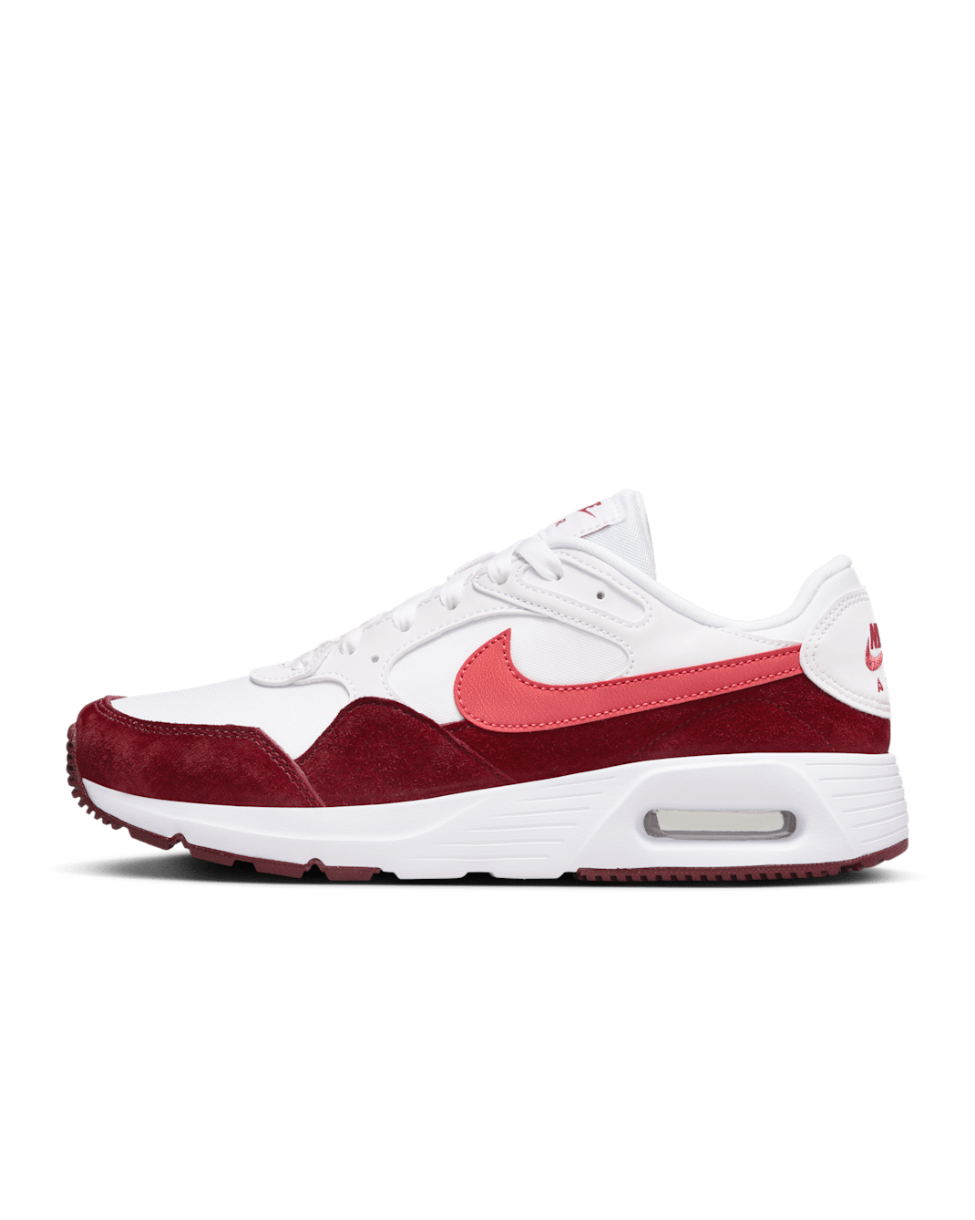 Nike Air Max SC 女鞋 - 白色/Team Red/Adobe