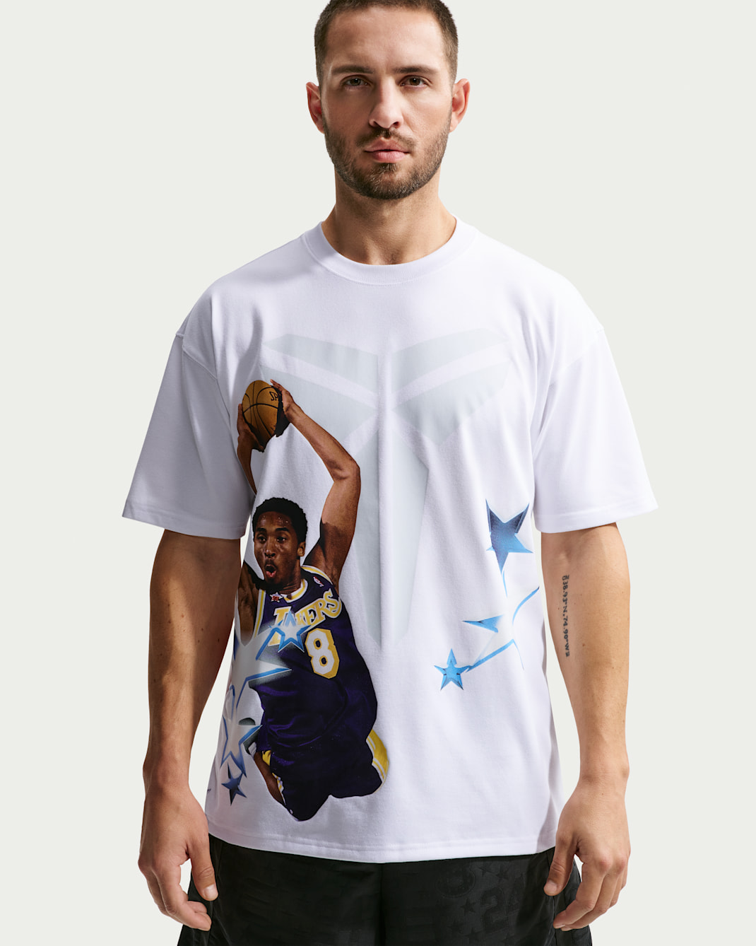 T-shirt de basquetebol Nike Kobe Dri-FIT para homem - Branco