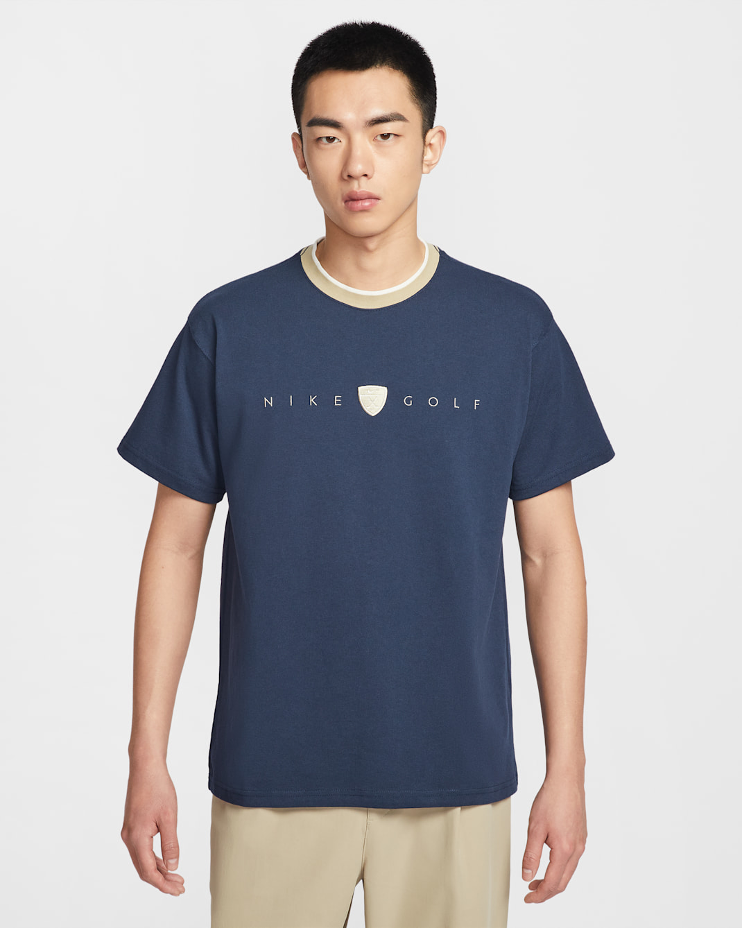 Nike Men's Loose-Fit Golf T-Shirt - College Navy