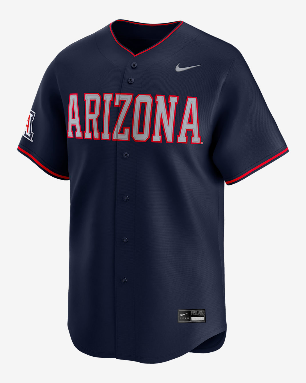 Arizona Wildcats Men's Nike College Limited Baseball Jersey - Navy