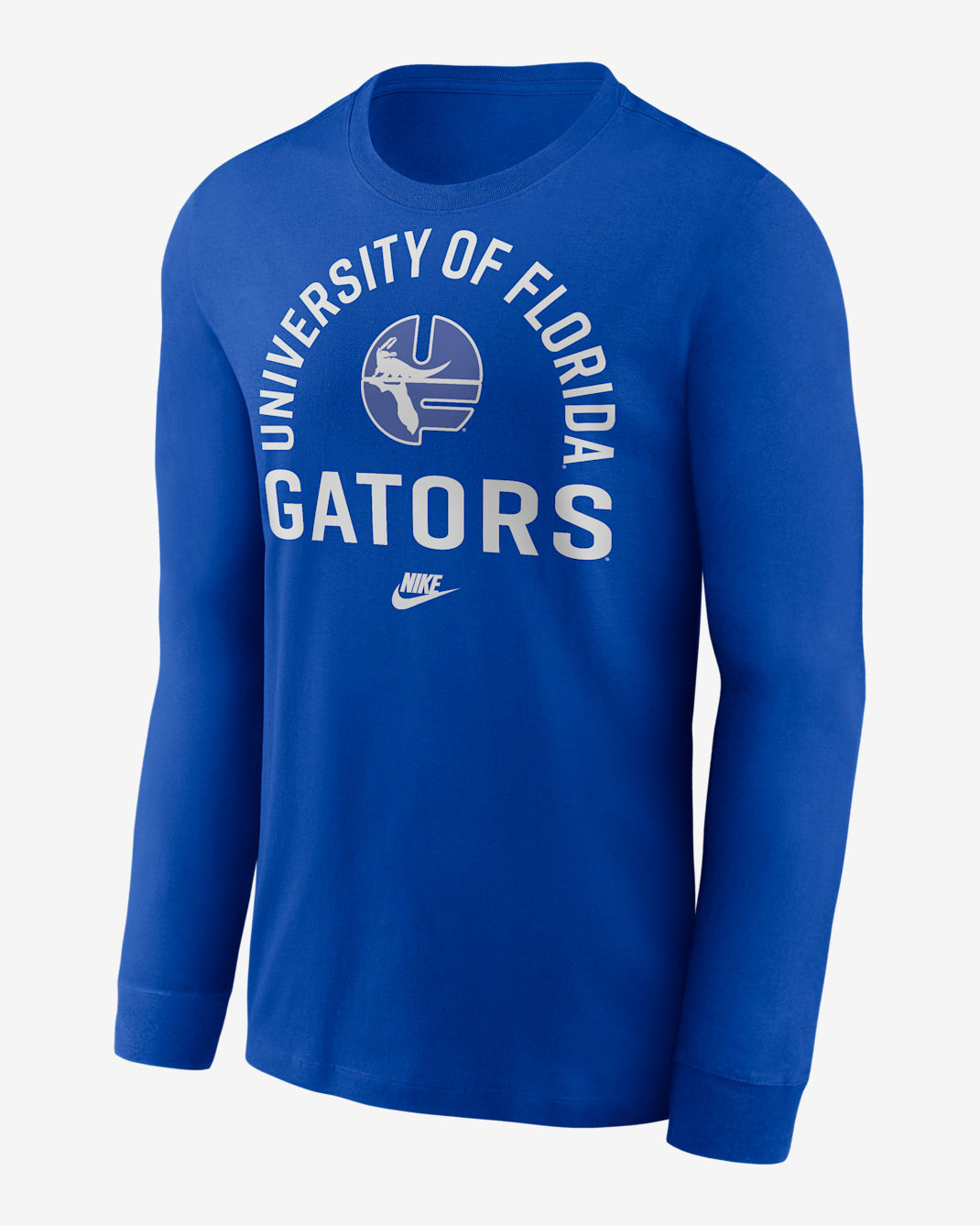 Florida Legacy Arched Logo Men's Nike College Long-Sleeve T-Shirt - Royal