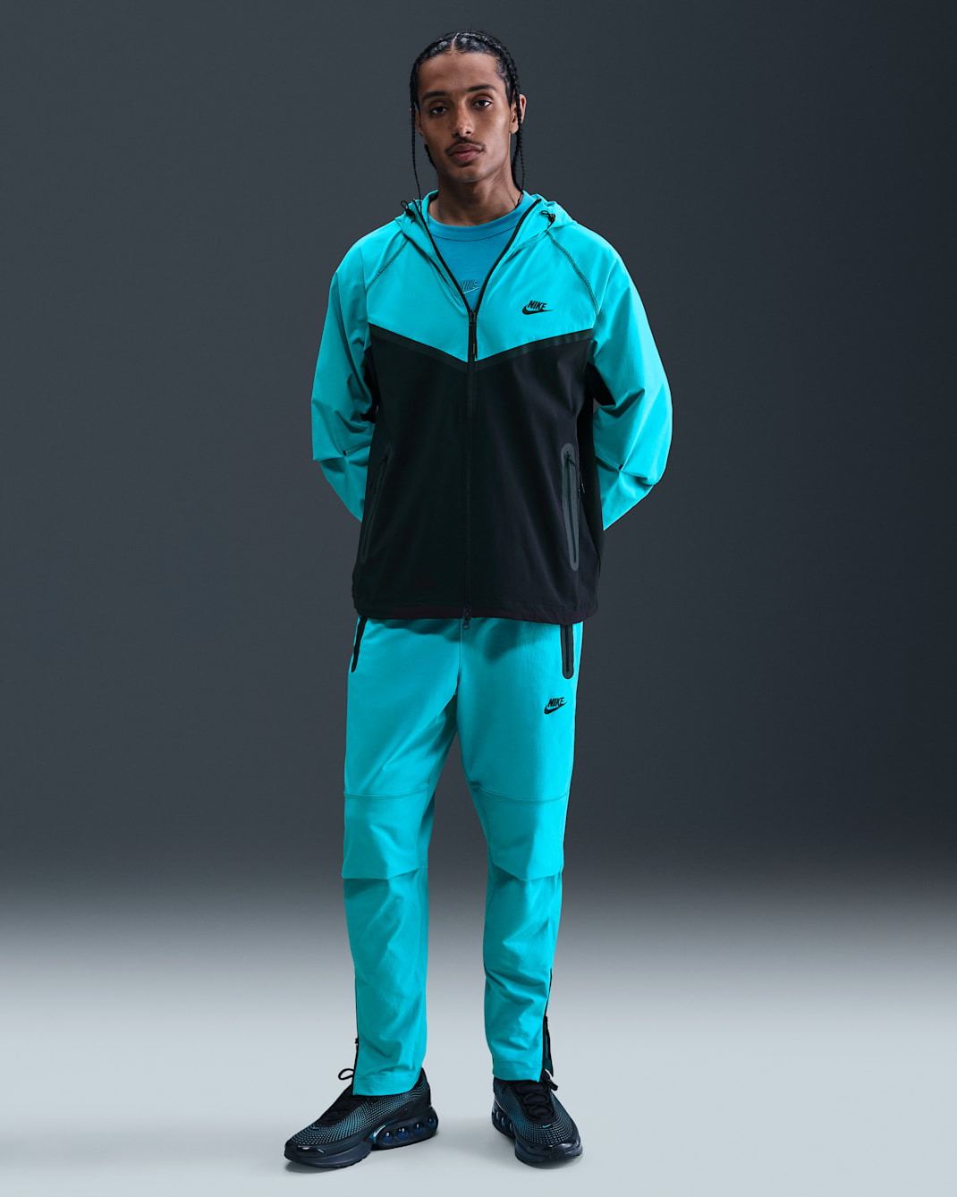 Pantalon tissé Nike Tech pour homme - Dusty Cactus/Noir