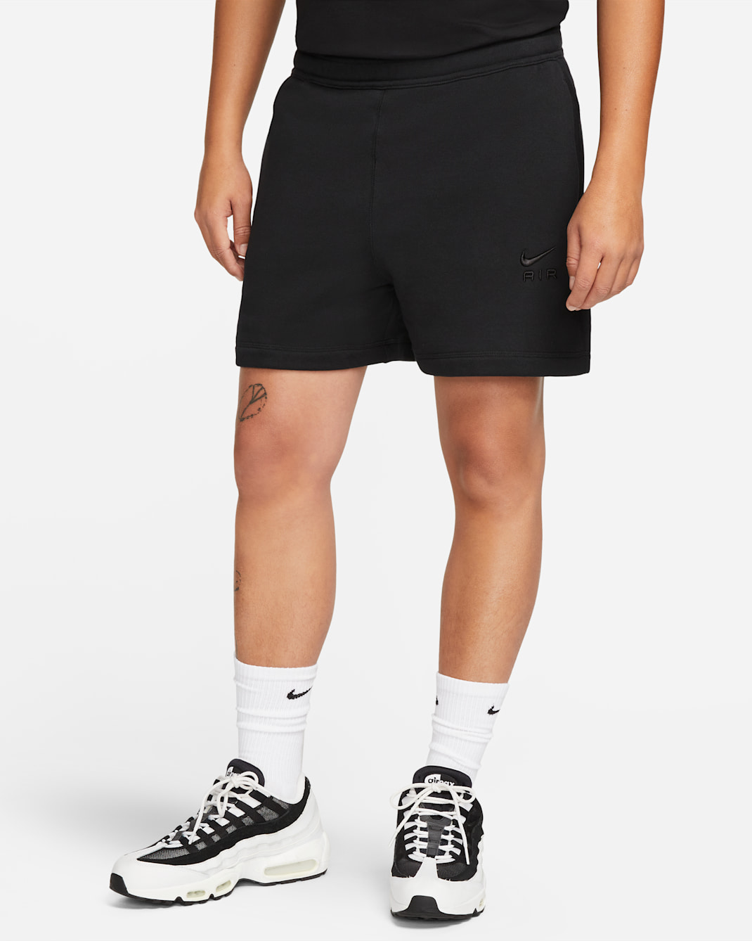 Nike Sportswear Air Men's French Terry Shorts - Black/Black