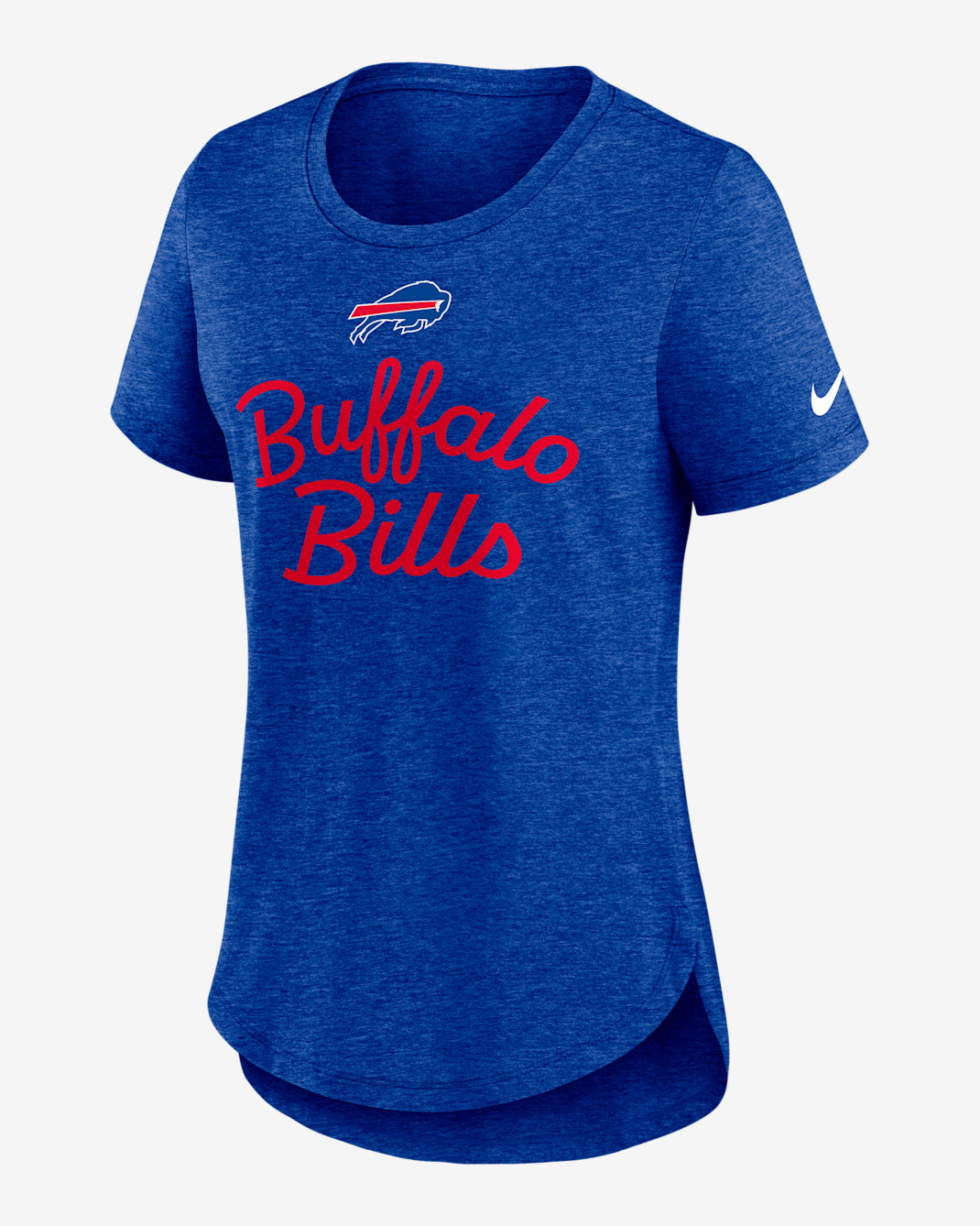 Playera Nike de la NFL para mujer Buffalo Bills Script - Royal