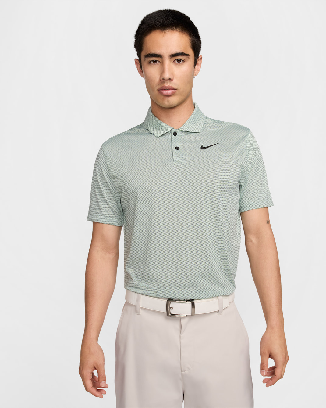 Nike Tour Men's Dri-FIT Golf Polo - Glacier Blue/Light Lemon Twist/Midnight Navy/Black