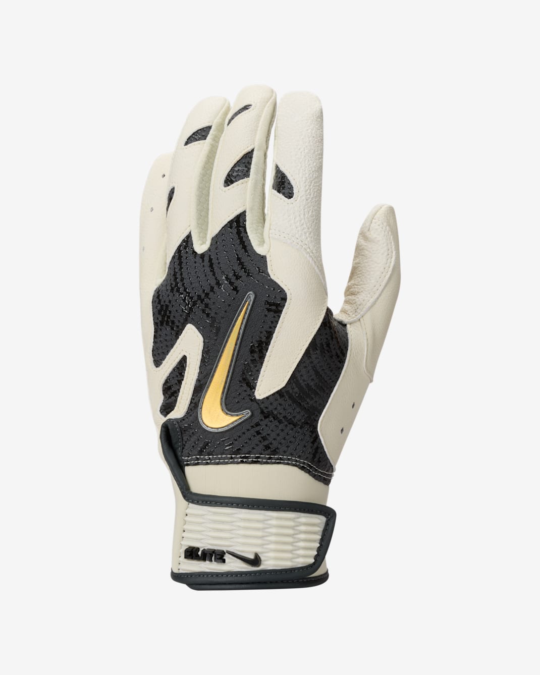 Nike Alpha Elite 2.0 Baseball Batting Gloves - Anthracite/Coconut Milk/Black/Multi-Color