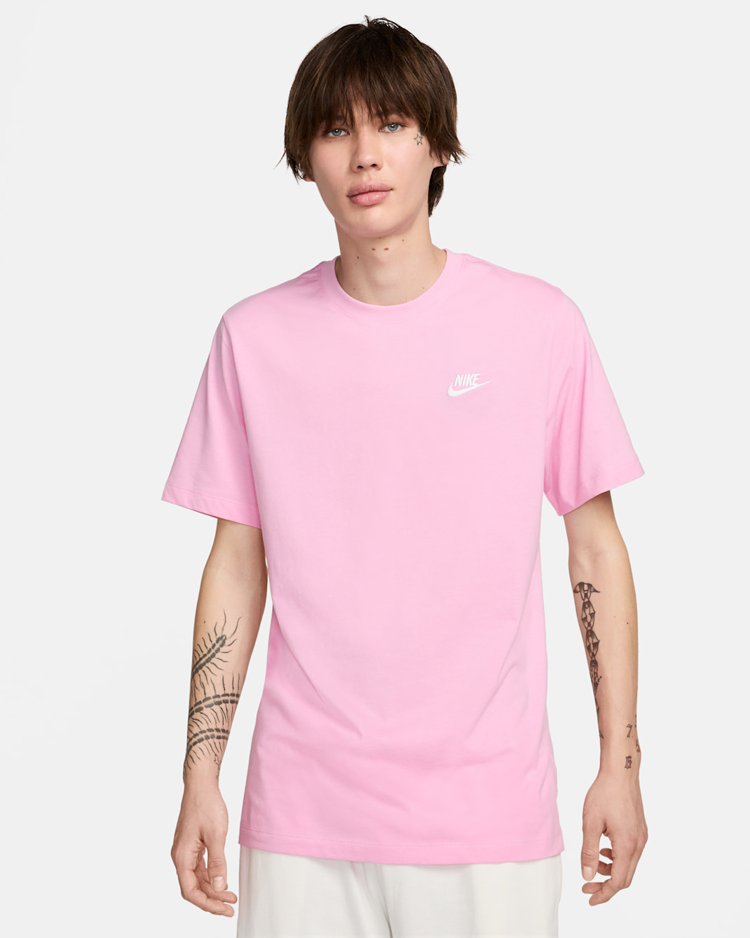Nike Sportswear Club Men's T-Shirt - Pink Rise