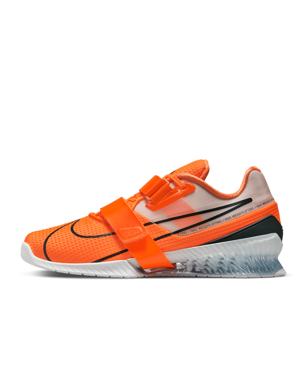 Nike Romaleos 4 Weightlifting Shoes - Total Orange/White/Black