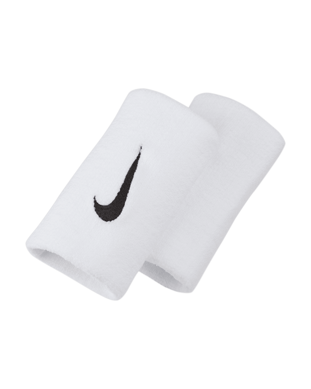 NikeCourt Premier Double-Wide Polsbandjes - Wit/Zwart/Zwart