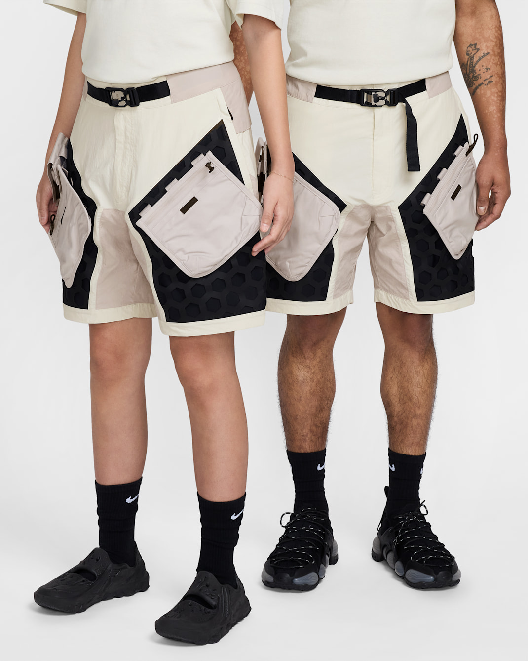 Short Nike ISPA - Light Bone/Moon Particle/Noir