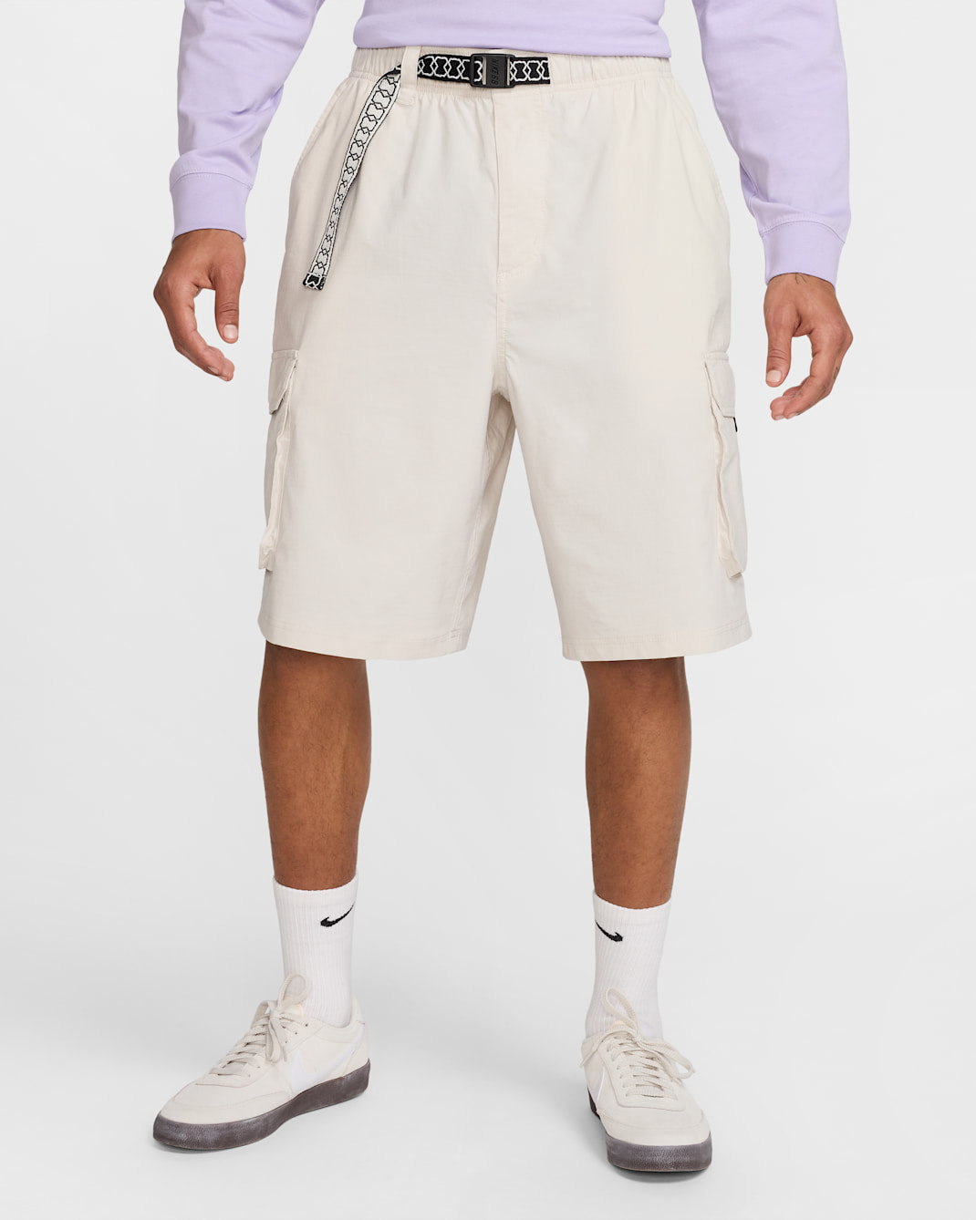 Nike SB Dri-FIT Kearny Cargo Skate Shorts - Light Bone/White