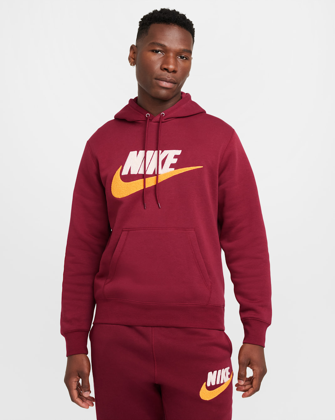 Sudadera con gorro sin cierre para hombre Nike Club Fleece - Rojo team/Rojo team