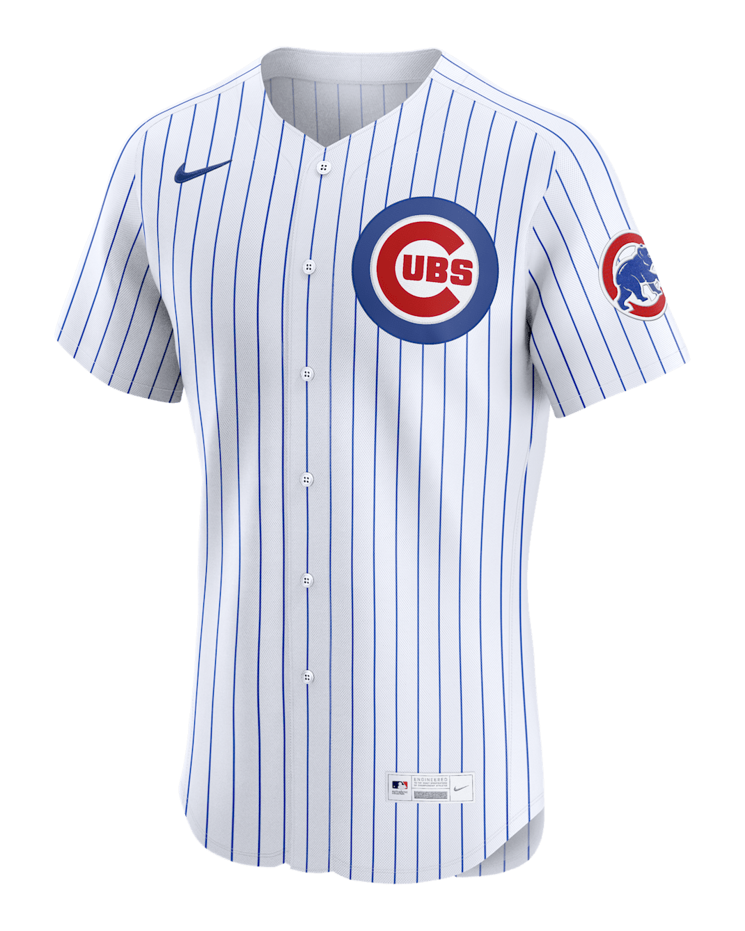 Jersey Nike Dri-FIT ADV de la MLB Elite para hombre Chicago Cubs - Blanco